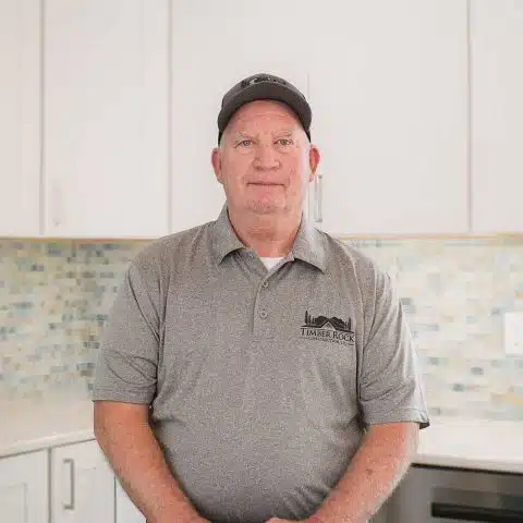 Ron, an employee of Timber Rock Construction